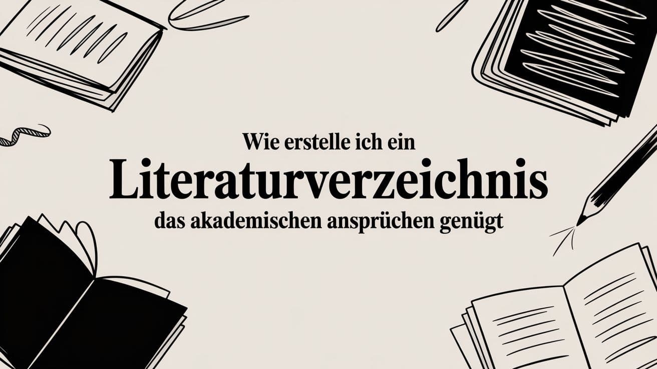 Wie erstelle ich ein literaturverzeichnis das akademischen ansprüchen genügt