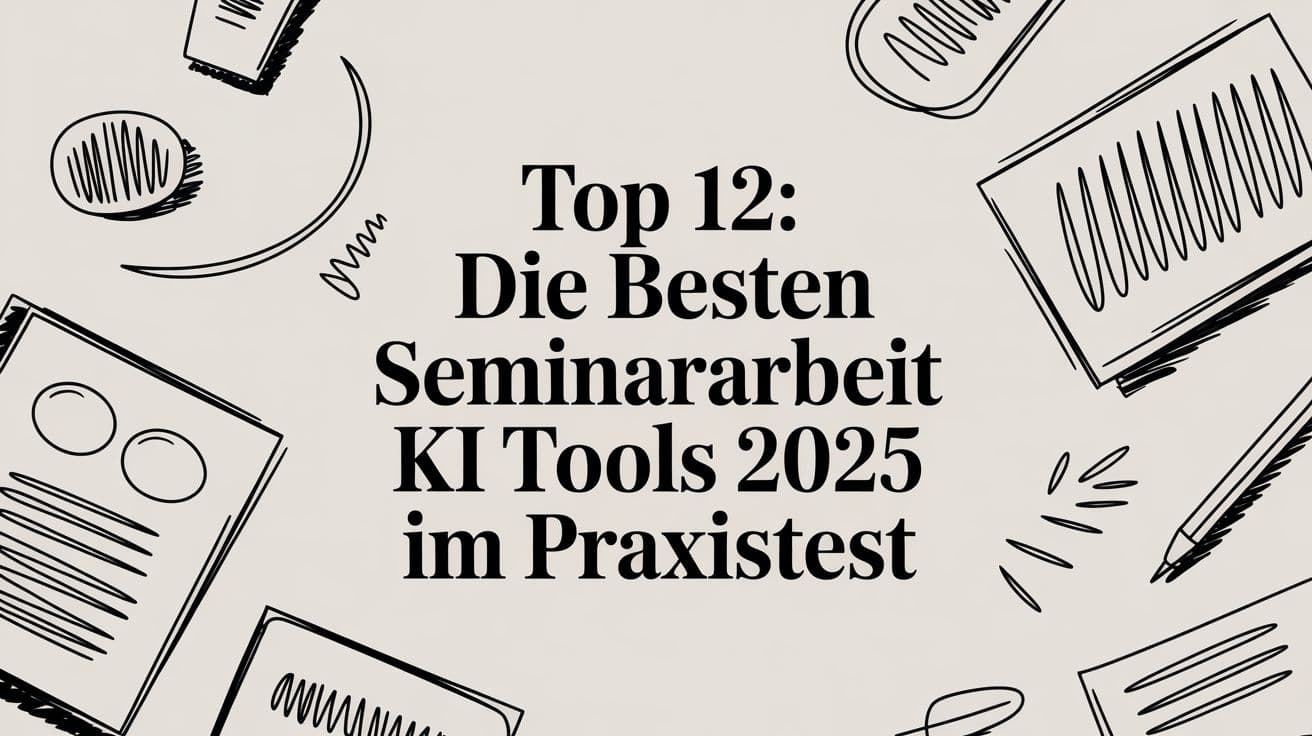 Top 12: Die besten Seminararbeit KI Tools 2025 im Praxistest