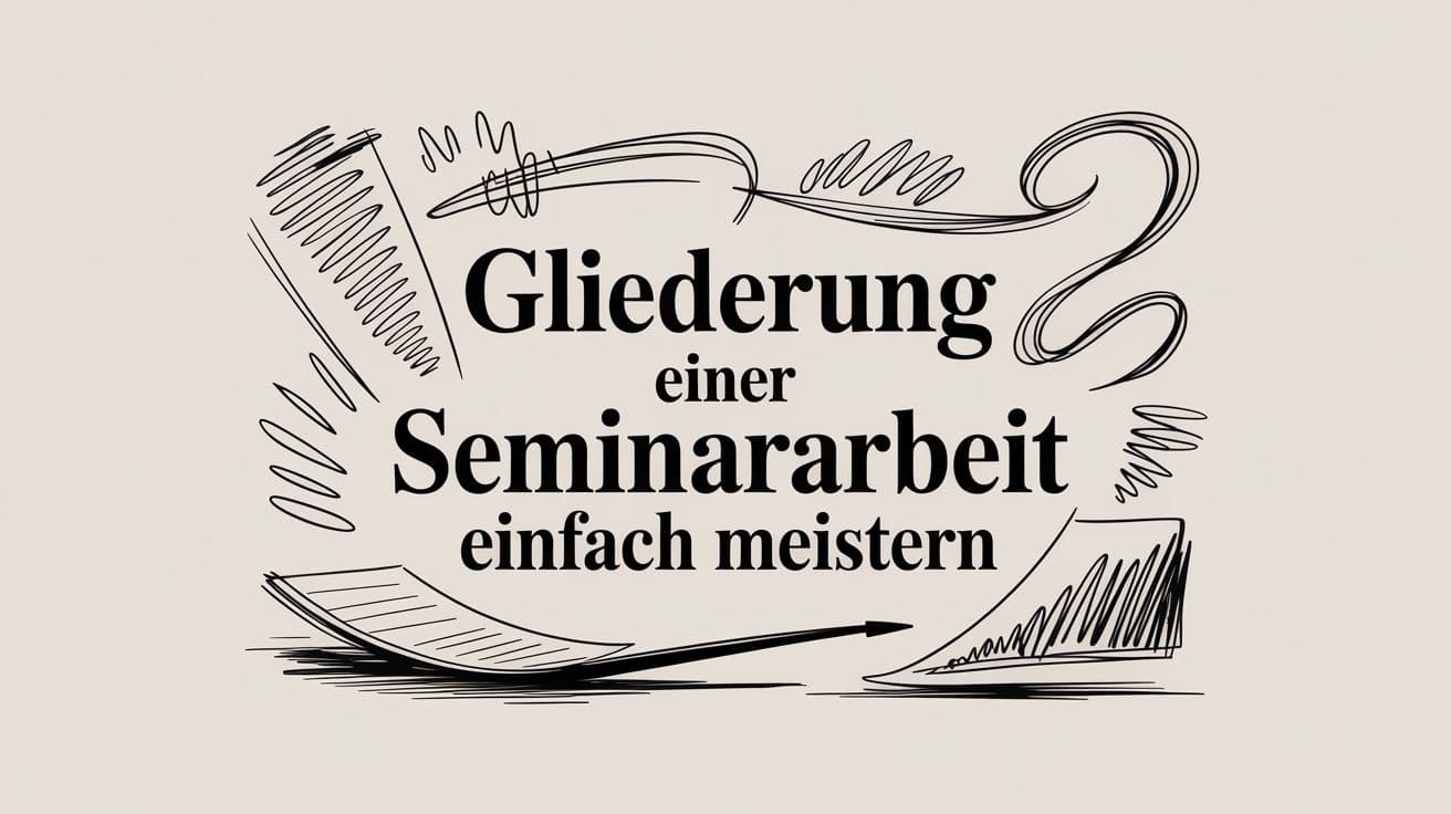 Gliederung einer Seminararbeit einfach meistern