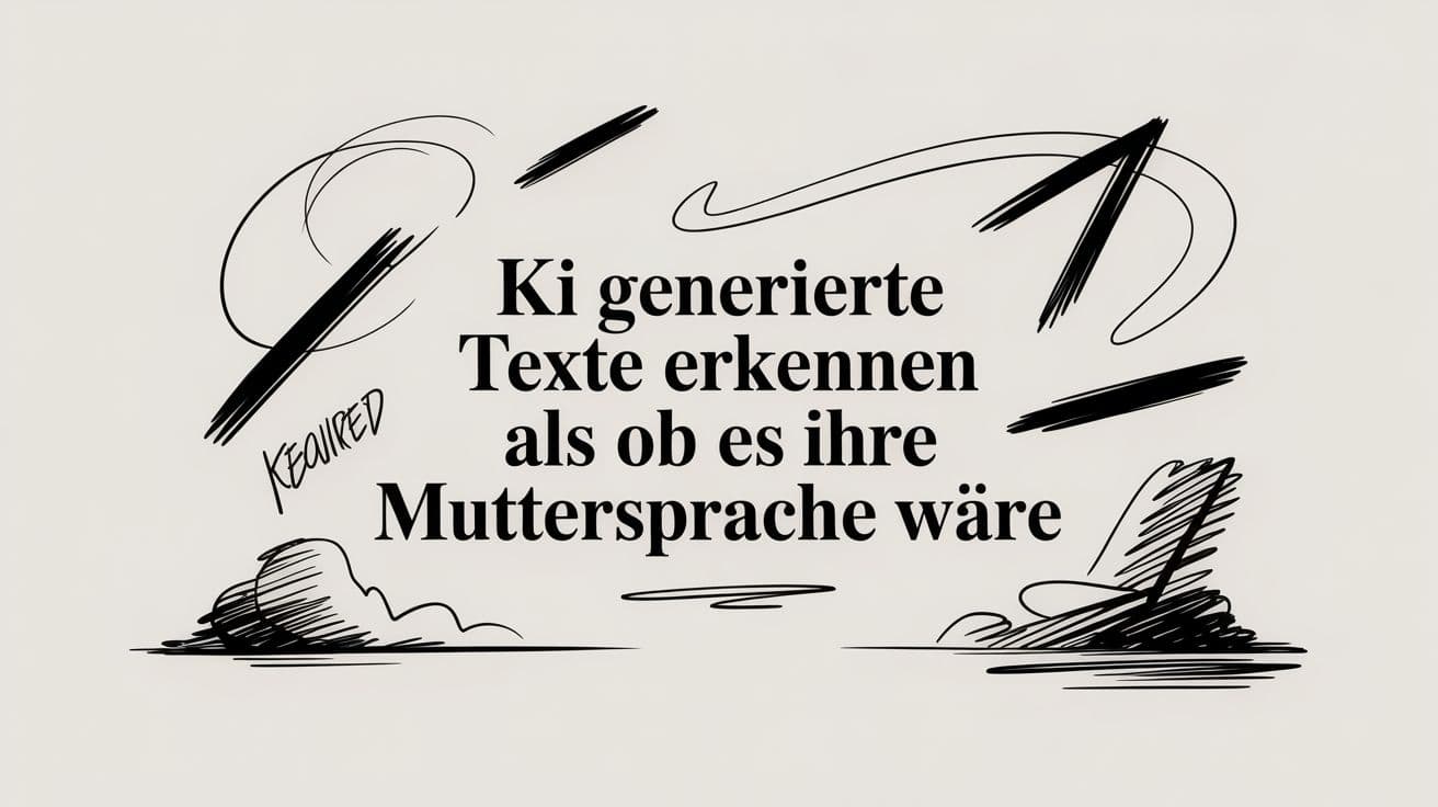 KI generierte Texte erkennen als ob es Ihre Muttersprache wäre