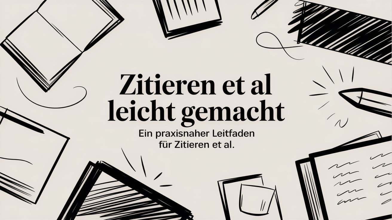 Zitieren et al leicht gemacht: Ein praxisnaher Leitfaden für zitieren et al