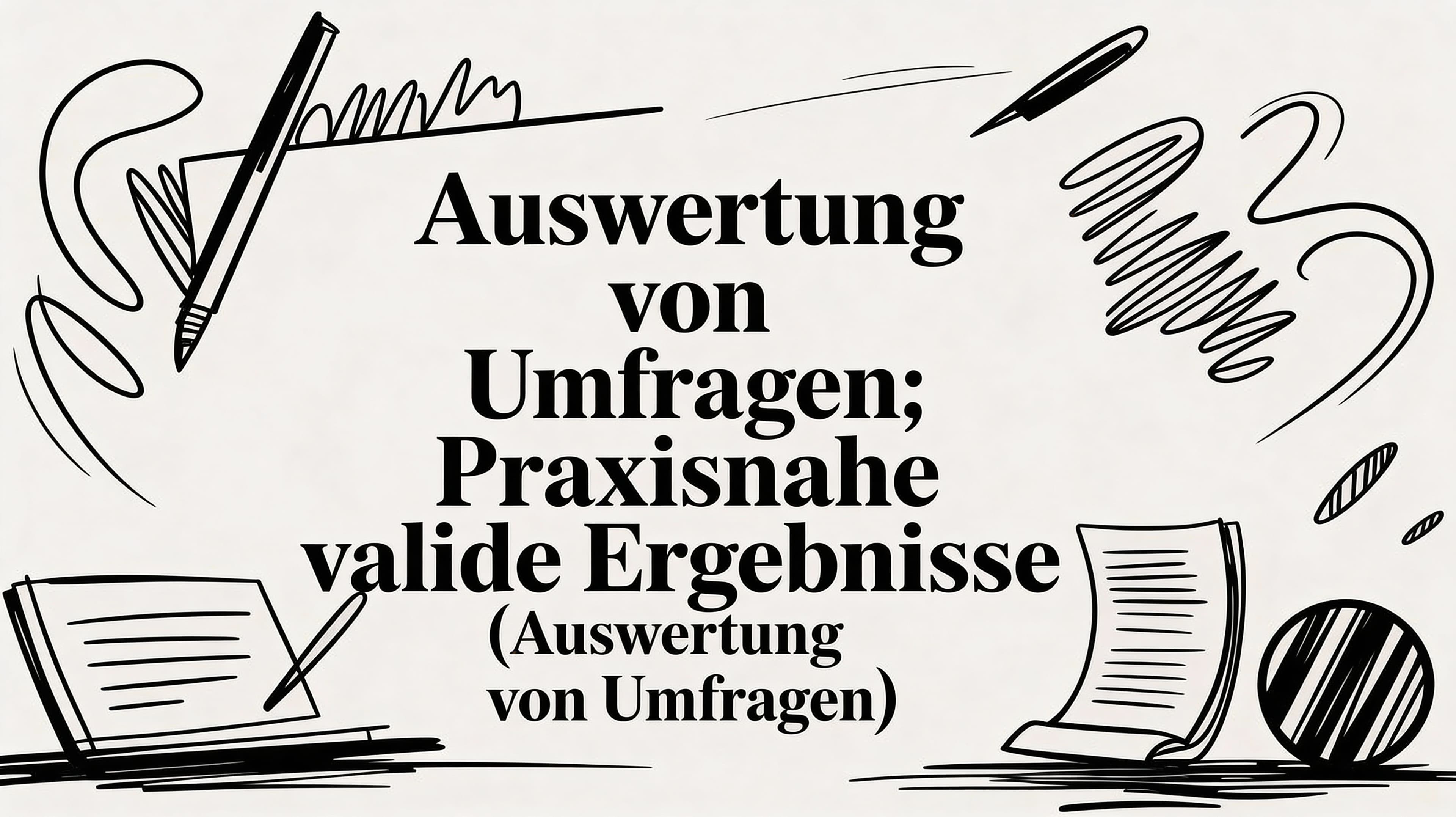 Auswertung von Umfragen: Praxisnahe valide Ergebnisse (auswertung von umfragen)