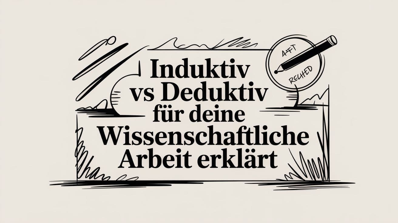 Induktiv vs deduktiv für deine wissenschaftliche arbeit erklärt
