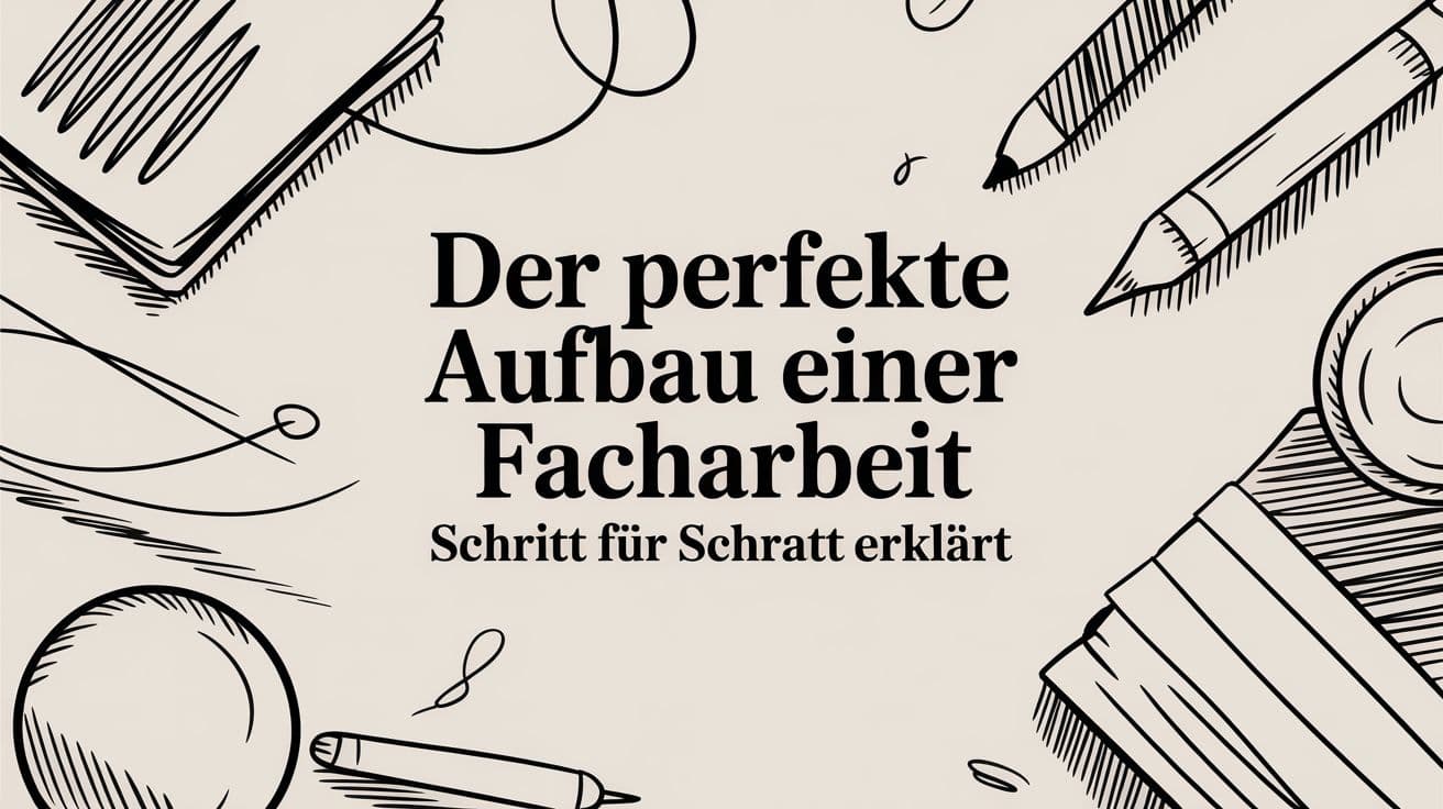 Der perfekte aufbau einer facharbeit schritt für schritt erklärt
