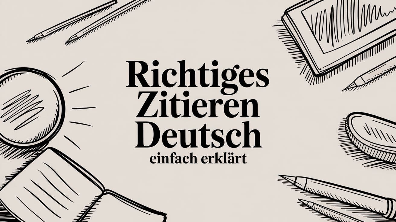 Richtiges zitieren deutsch einfach erklärt