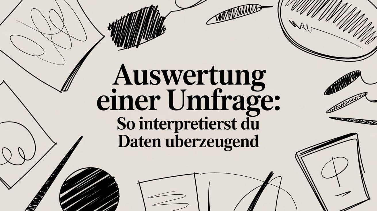 Auswertung einer umfrage: So interpretierst du Daten überzeugend