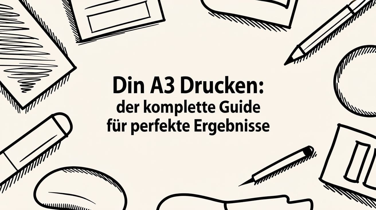 DIN A3 drucken: Der komplette Guide für perfekte Ergebnisse