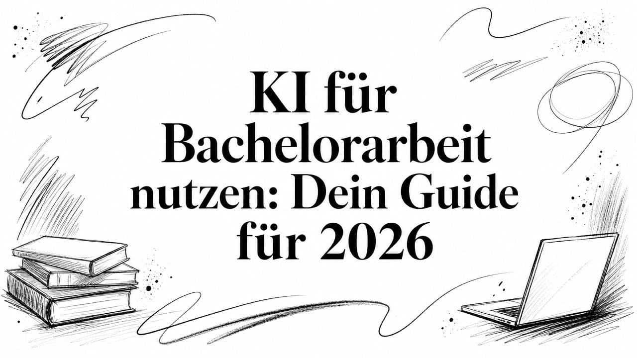KI für Bachelorarbeit nutzen: Dein Guide für 2026