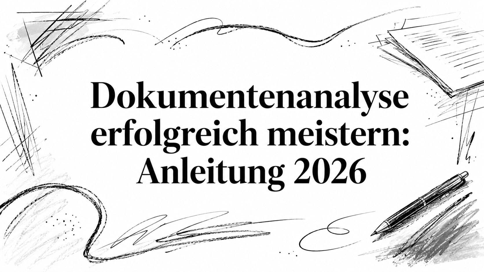 Dokumentenanalyse erfolgreich meistern: Anleitung 2026
