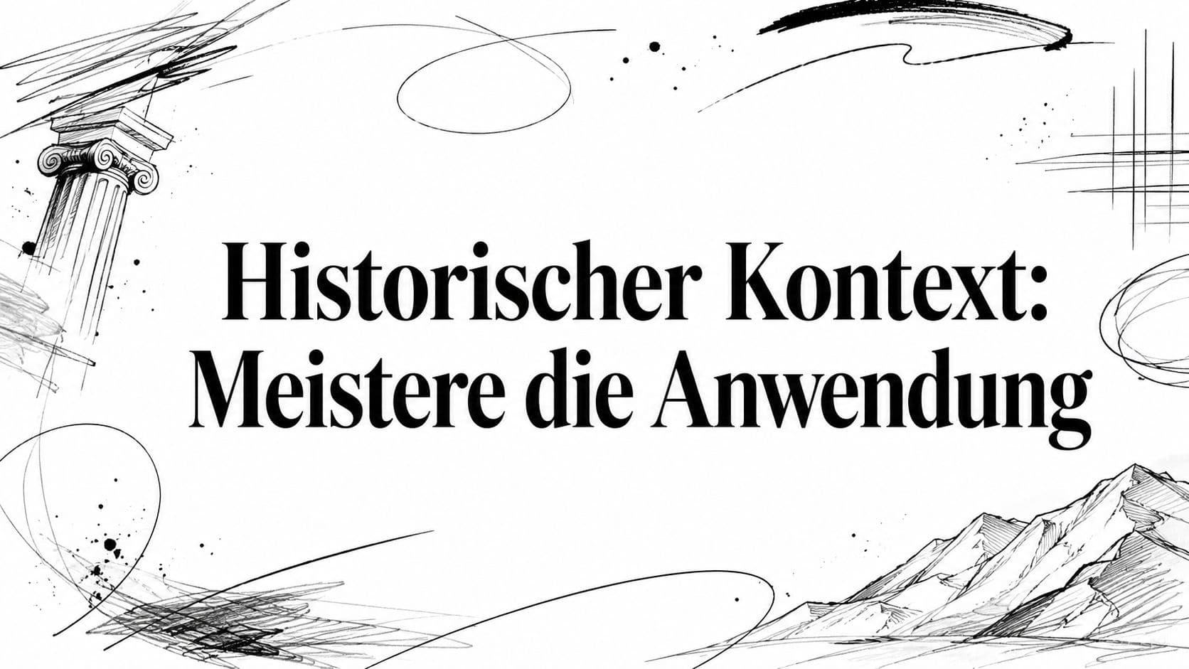 Historischer Kontext: Meistere die Anwendung