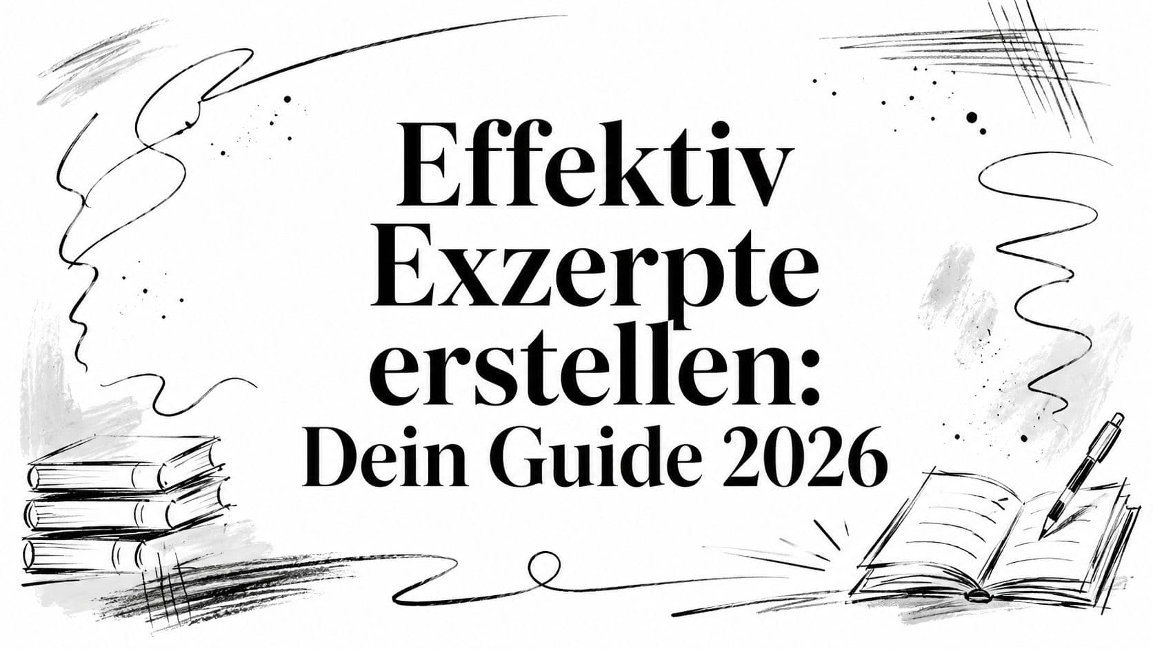 Effektiv Exzerpte erstellen: Dein Guide 2026
