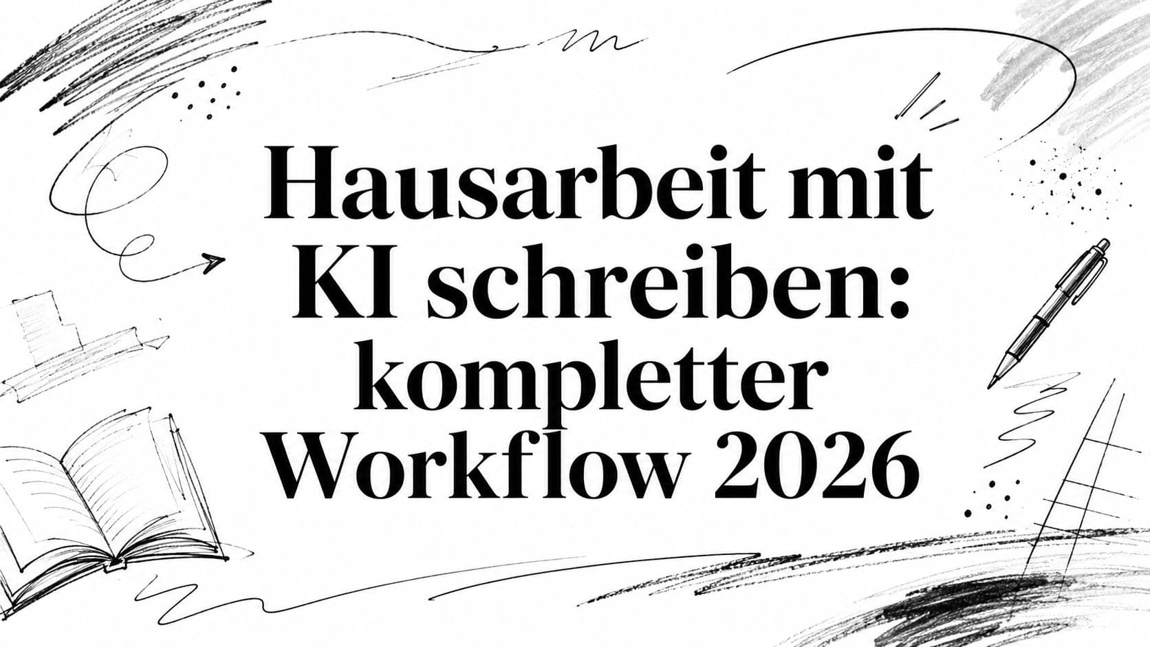 Hausarbeit mit KI schreiben: kompletter Workflow 2026